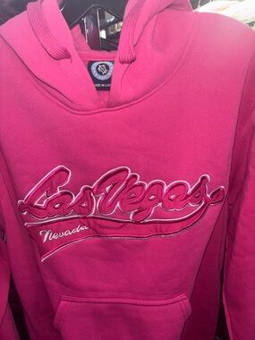Women’s Pink Las Vegas Nevada Hoodie Sweatshirt